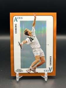 Stefan Edberg Topps Chrome 2021 Orange Aces #rd /25