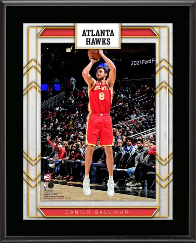 Danilo Gallinari Atlanta Hawks 10.5" x 13" Sublimated Player Plaque Cover