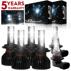 Combo de faros LED + kit de bombillas antiniebla P4C para Mercedes-Benz C230 2002-2007 6X - Imagen 1 de 17
