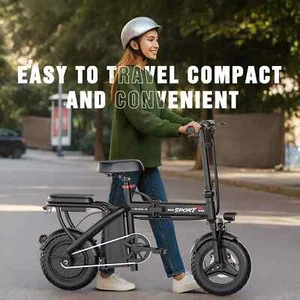 ASKGO 14" Lightweight Electric Bike 48V 10AH Removable Battery 20MPH UL 2849 - Picture 1 of 9