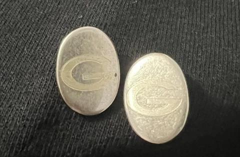 University of Georgia Bulldogs Sterling Silver 925 Post Earrings Cover