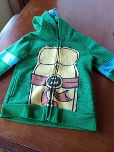 Teenage Mutant ninja turtles hoody Halloween boys sz 6 - Picture 1 of 10