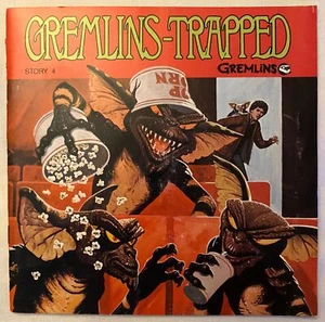 GREMLINS Trapped Vinyl Record Read Along Book And Record See Hear Read 1984 - Picture 1 of 2