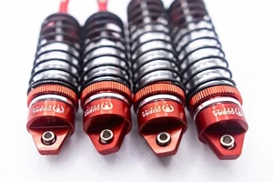 CR Traxxas 1/10 Big Bore Shocks (Red) Fits Slash Rustler Stampede 4X4 2WD - Picture 1 of 10