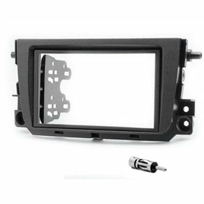 Mascherina adattatore autoradio 2 DIN per SMART restyling ForTwo   2011/2017 - Immagine 1 di 3