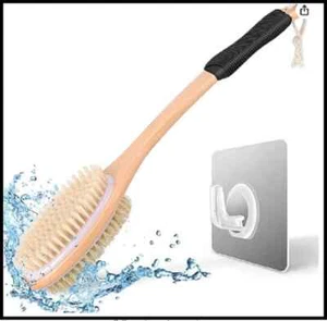KIPRITII Ergonomischer Rückenschrubber für Dusche - Doppelseitige Rückenbürste Lang H - Bild 1 von 6