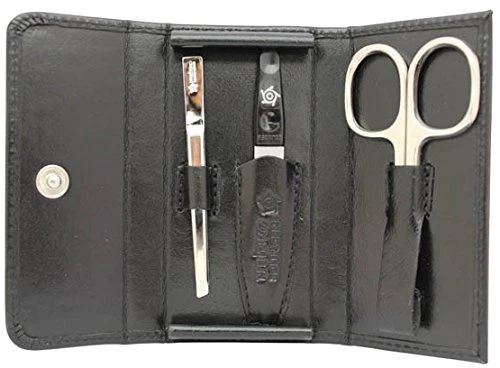 Pfeilring Calf Leather Manicure Set, Black - Image 1 of 1
