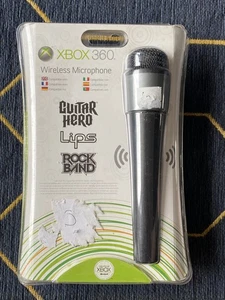 Xbox 360 Official Wireless Microphone (for Guitar Hero) new - damaged packaging - Picture 1 of 5