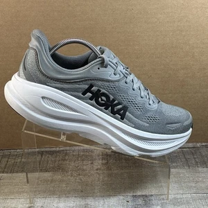Hoka One One Bondi 9 Herren Größe 10 D Galaktisch Grau Straßenlaufschuhe Gepolstert - Bild 1 von 11