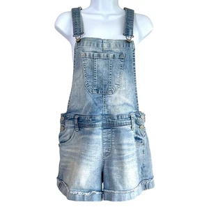 Wallflower Damen Denim Jeans Shortalls helle Waschung Größe Large Kidcore Country - Bild 1 von 5