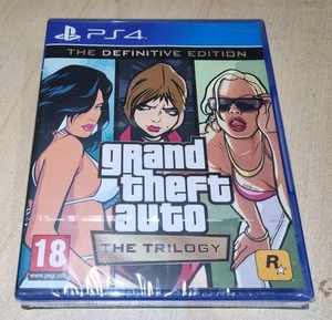 Grand Theft Auto The Trilogy GTA PS4 Playstation 4 Reino Unido Pal Juego Nuevo Sello de Fábrica - Imagen 1 de 2