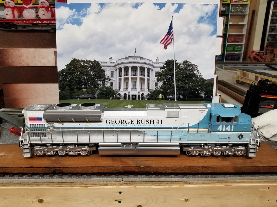 MTH G  70-2133-1 GEORGE BUSH #4141 SD70ACE DIESEL 3.0 NIB - Image 1 of 4