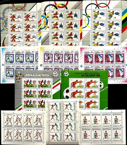 Russia USSR  Olympics, World Cup. Interesting Collection Minisheets, MNH High CV - Picture 1 of 4
