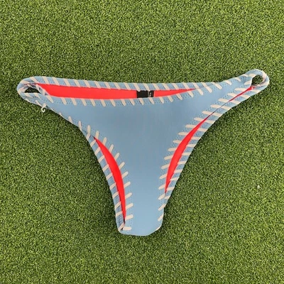 Parte inferior de bikini Triangl Delilah Cloud azul coral neopreno XS traje de baño Foto 1 de 3