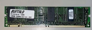 128MB BUFFALO RAM MEMORY, 133MHz CL3 non-ECC DDR / PC13316x16 Works - Picture 1 of 6