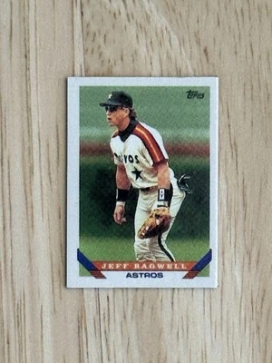 1993 TOPPS MICRO #227 JEFF BAGWELL CUSTOM-MADE MAGNETIC BACK CARD UNIQUE ASTROS - Image 1 of 2