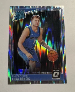 2018-19 Panini Donruss Optic Rated Rookie Luka Doncic #177 Shock Prizm (RC) - Foto 1 di 2