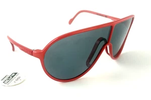 VIntage Sunjet by Carrera 5408 Sports sunglasses extra large red plastic 1970s - Picture 1 of 7
