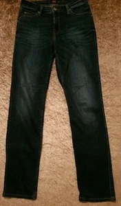Lee Jeans Size 10 Womens Trousers Denim W28 L31 Waist 28 Straight Ladies Cotton - Picture 1 of 9