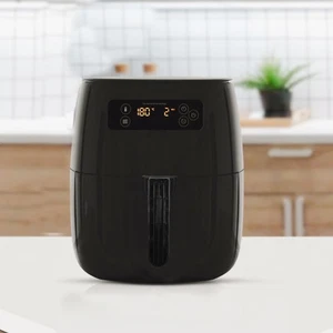  Air Fryer Griff Ersatz: Ergonomischer Kunststoff Friteuse Griff Hochtemperatur - Bild 1 von 12