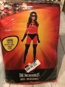 Disney The Incredibles Mrs Incredibles Adult Costume Size Large 10/12-NEW - Picture 1 of 2