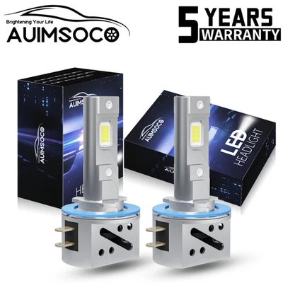 H11B LED Headlight Super Bright Bulbs Kit 6500K Xenon White 330000LM LOW BEAM - Image 1 of 4