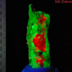 Watermelon Chalcedony Calcite short wave fluorescent minerals Nebraska US 663ct - Picture 1 of 10