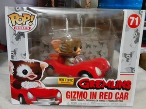 NEW! Funko Pop! Rides: Gremlins - Gizmo in Red Car #71 Hot Topic Exclusive! - Picture 1 of 6
