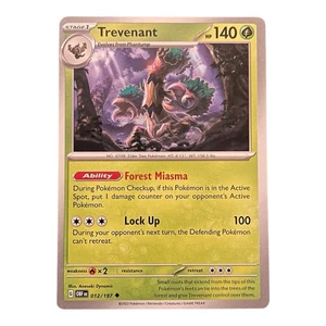 Trevenant 012/197 Pokemon SV03: Obsidian Flames Uncommon NM - Picture 1 of 2