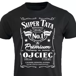 Super Tata POLEN Koszulka polnisches T-Shirt Polska Prezent dla Taty Dzien Ojca PL - Bild 1 von 23
