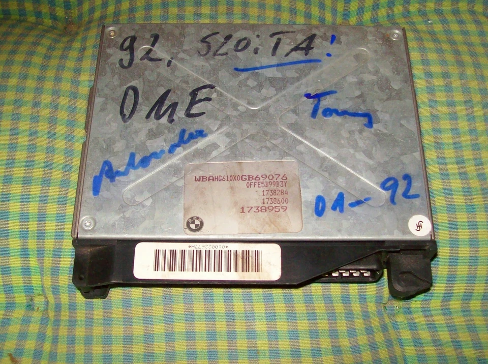  Centralina BMW E34 Touring 520i M50 5WK9001 Automatic 01-92 centralina motore - Immagine 1 di 1