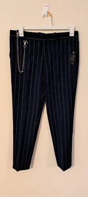 Pantalones de vestir INC International Concepts para hombre MILAN ajustados frente plano 31W nuevos con etiquetas  Foto 1 de 4