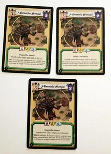 Mirumoto Songui (3) L5R Leyenda de los Cinco Anillos CCG Fuego y Sombra - Imagen 1 de 1