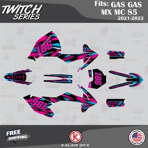 Kit Gráficos para GASGAS MC85 MC 85 2021 2022 2023 Serie Twitch - Magenta - Imagen 1 de 6