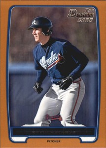 2012 Bowman Draft Draft Picks Orange Baseball Card #BDPP130 Kevin McKague/250