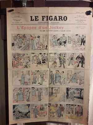 JOURNAL FIGARO HUMORISTIQUE SPORT MONDANITES 1894 - Photo 1/3