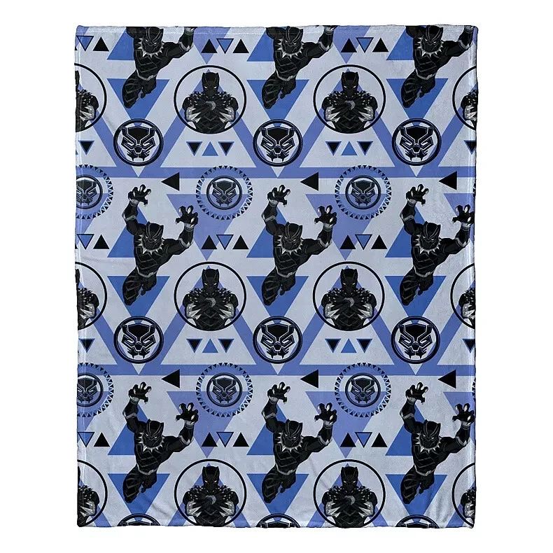 Black Panther plush throw 46"x60" Marvel Avengers