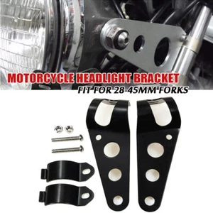 28mm-42mm Fork Motorcycle Head Lamp Holder Adapter Headlight Mount Bracket - Picture 1 of 16