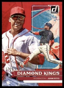 2022 Donruss Base Diamond Kings Red #20 Juan Soto /2022 - Washington Nationals