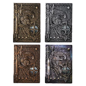 Classic Retro Vintage A5 Bound Blank Notebook Notepad Travel Journal Diary Book - Picture 1 of 16
