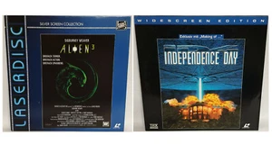 ALIENS / ID4 : GERMAN LASERDISC WIDESCREEN ALIEN 3 & INDEPENDANCE DAY SET (MLFP) - Picture 1 of 9