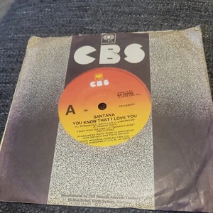 Santana You Know That I Love You Australian CBS Promo 45 record Collectable - Picture 1 of 2