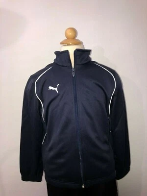 NUEVA CHAQUETA DE ENTRENAMIENTO PUMA KIDS V5.08 CON ETIQUETAS AZUL MARINO EE. UU. Foto 1 de 4
