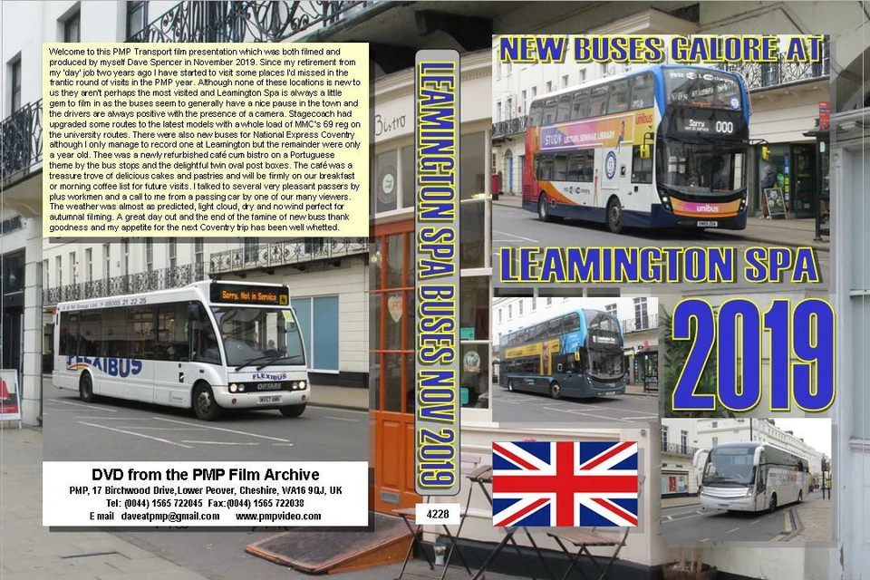4228. Leamington Spa. UK. Buses. November 2019. An annual visit which picks up o - Image 1 of 1
