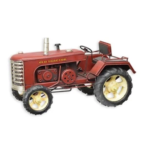 9932146-d Nostalgie Modell-Auto Oldtimer Traktor 23x22x39cm - Picture 1 of 1
