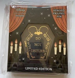 NEW Loungefly Disney Limited Edition Mickey Halloween Do Not Disturb Pin LE 2000 - Picture 1 of 8