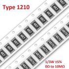 1210 SMD Resistors 1/3W ±5% SMT Resistance 170 Values Can Be Selected 0Ω to 10MΩ