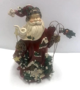 Estatuilla de Navidad de colección interiores del hogar celebremos a Santa Claus #55048 - 2002 - Imagen 1 de 17