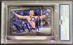 Dan Hooker Signed Auto 2024 Topps Knockout UFC Card PSA/DNA Slabbed Hangman - Picture 1 of 2