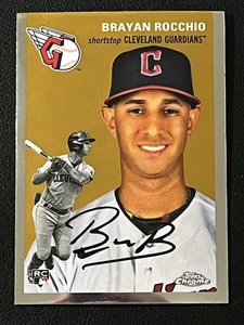Brayan Rocchio RC Cleveland Guardians 2023 Topps cromo platino aniversario - Imagen 1 de 2